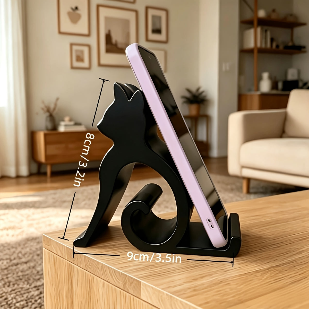 cute cat phone holder universal lazy bracket phone tablet