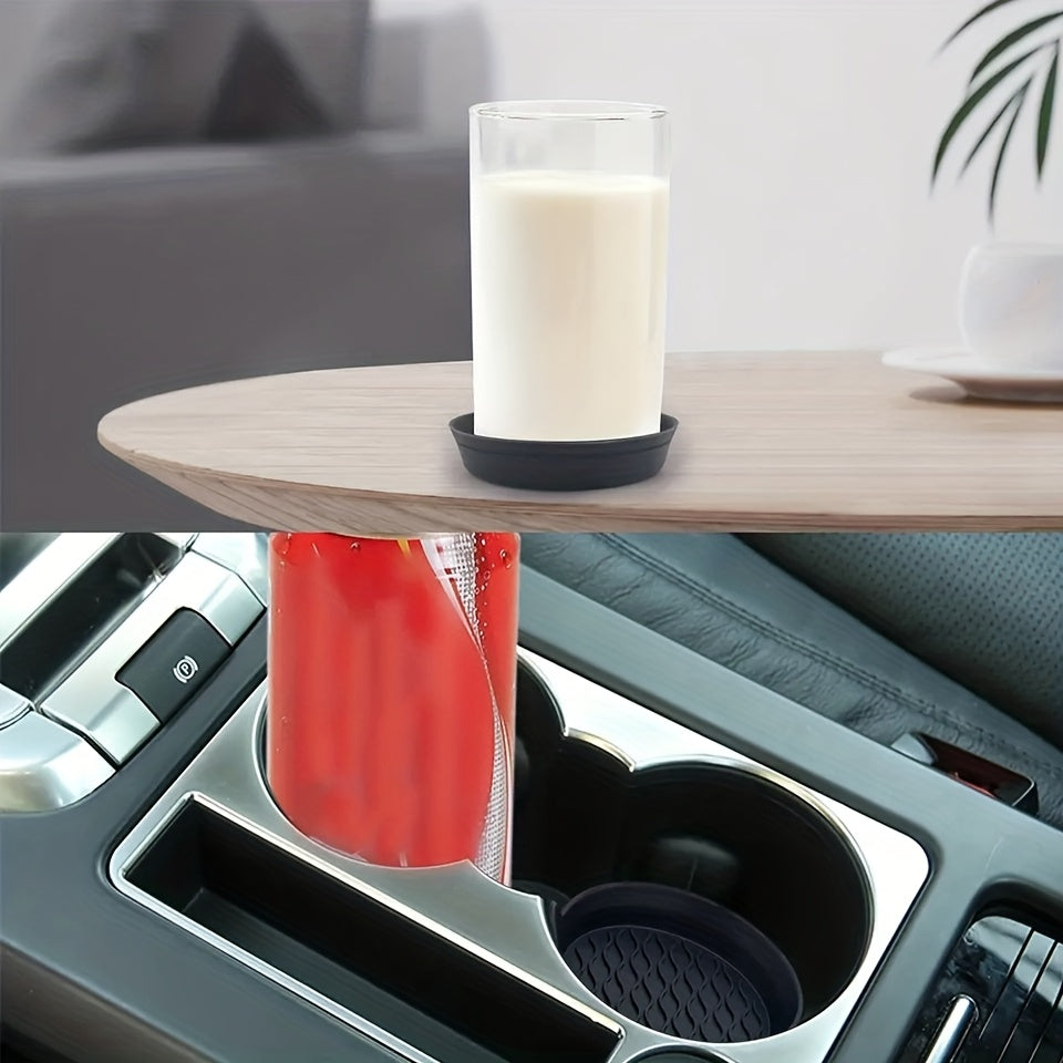 car silicone coaster car   universal round car