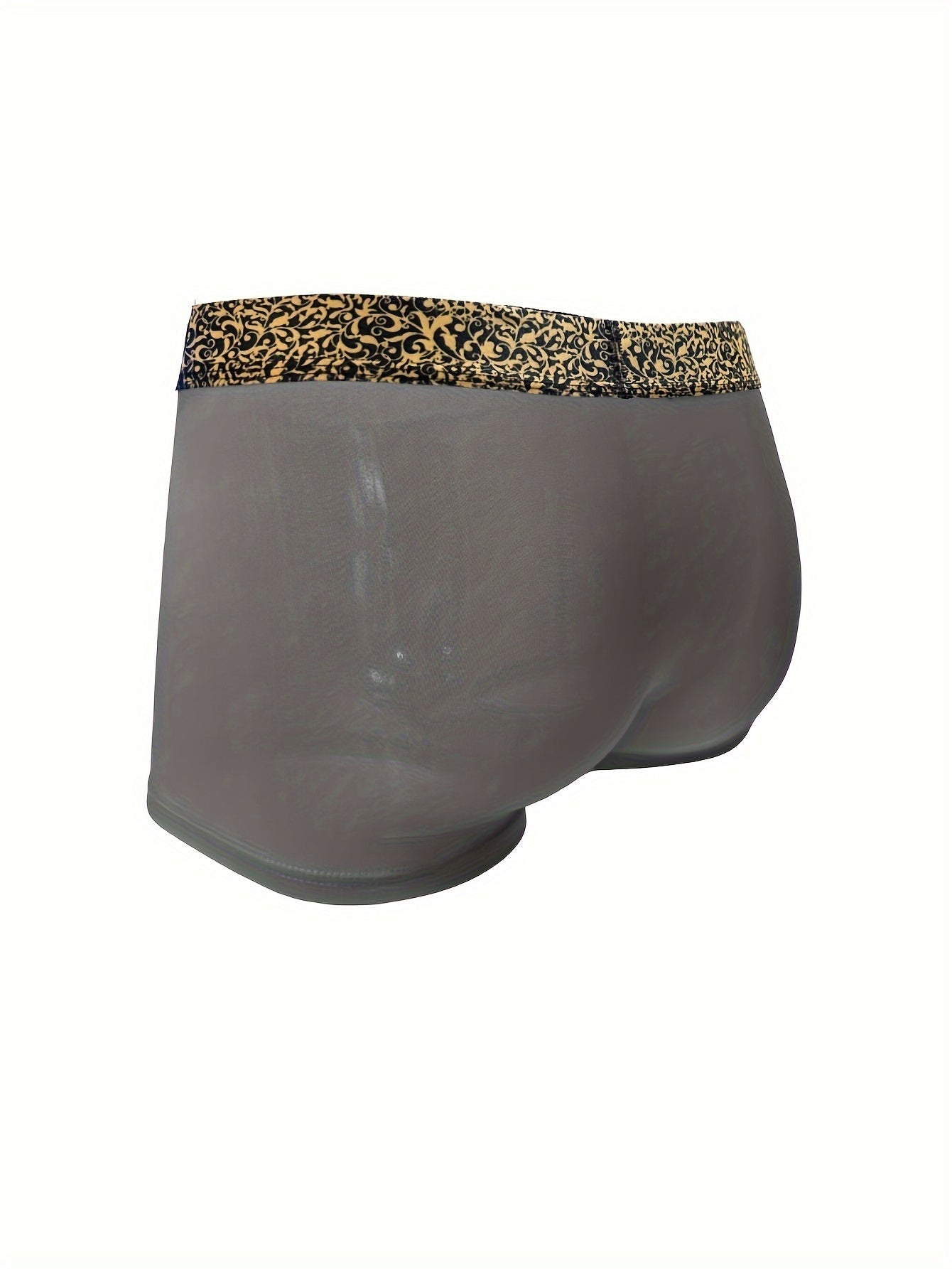 1pc mens black golden luxury baroque style waistband