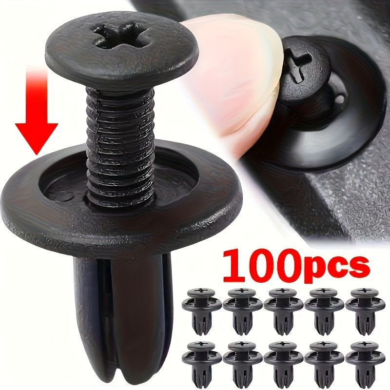 100pcs   clip set door fender rivet fixing