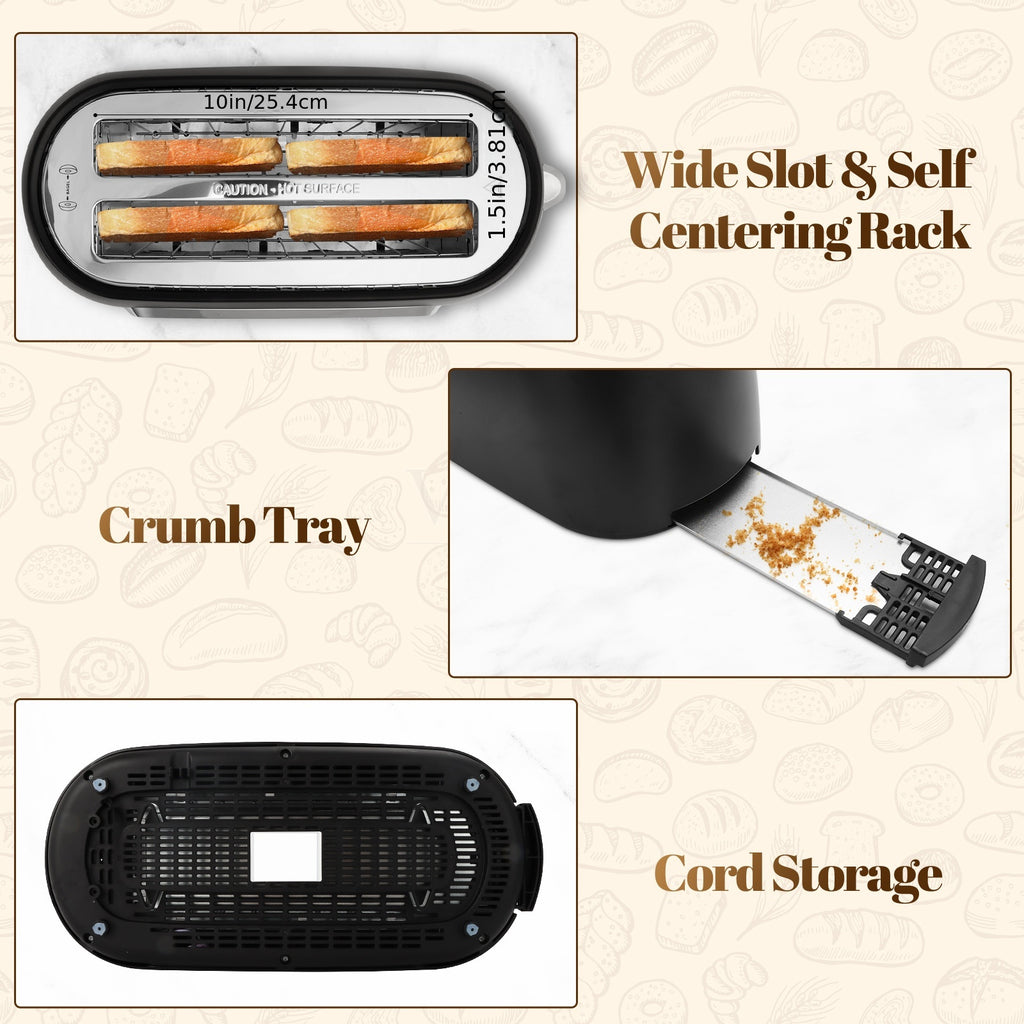 4   toaster     5 wide long slots 6