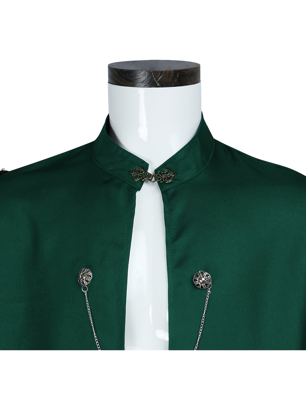 medieval gothic cloak cape   costume chain