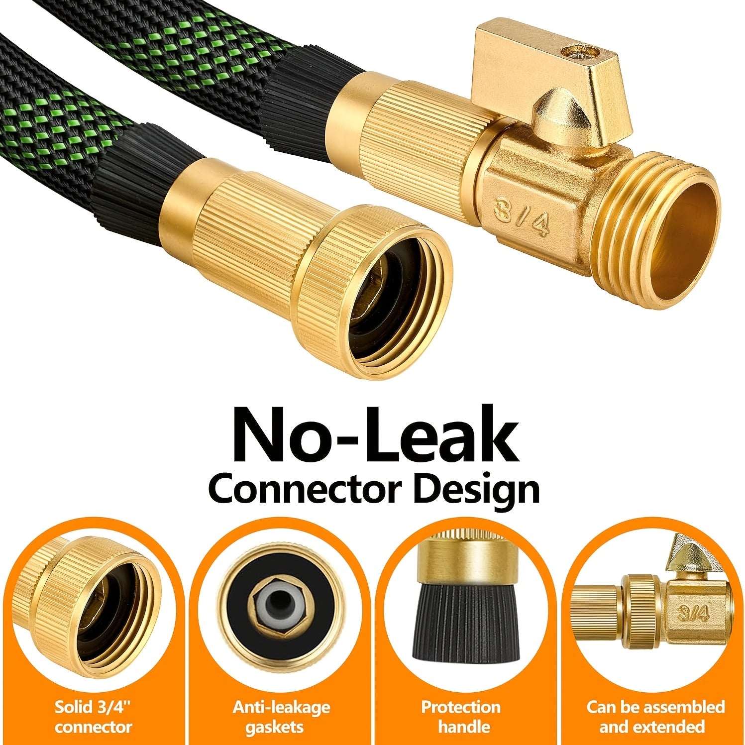 heavy garden hose 100 75 50 25 15ft 10 function high