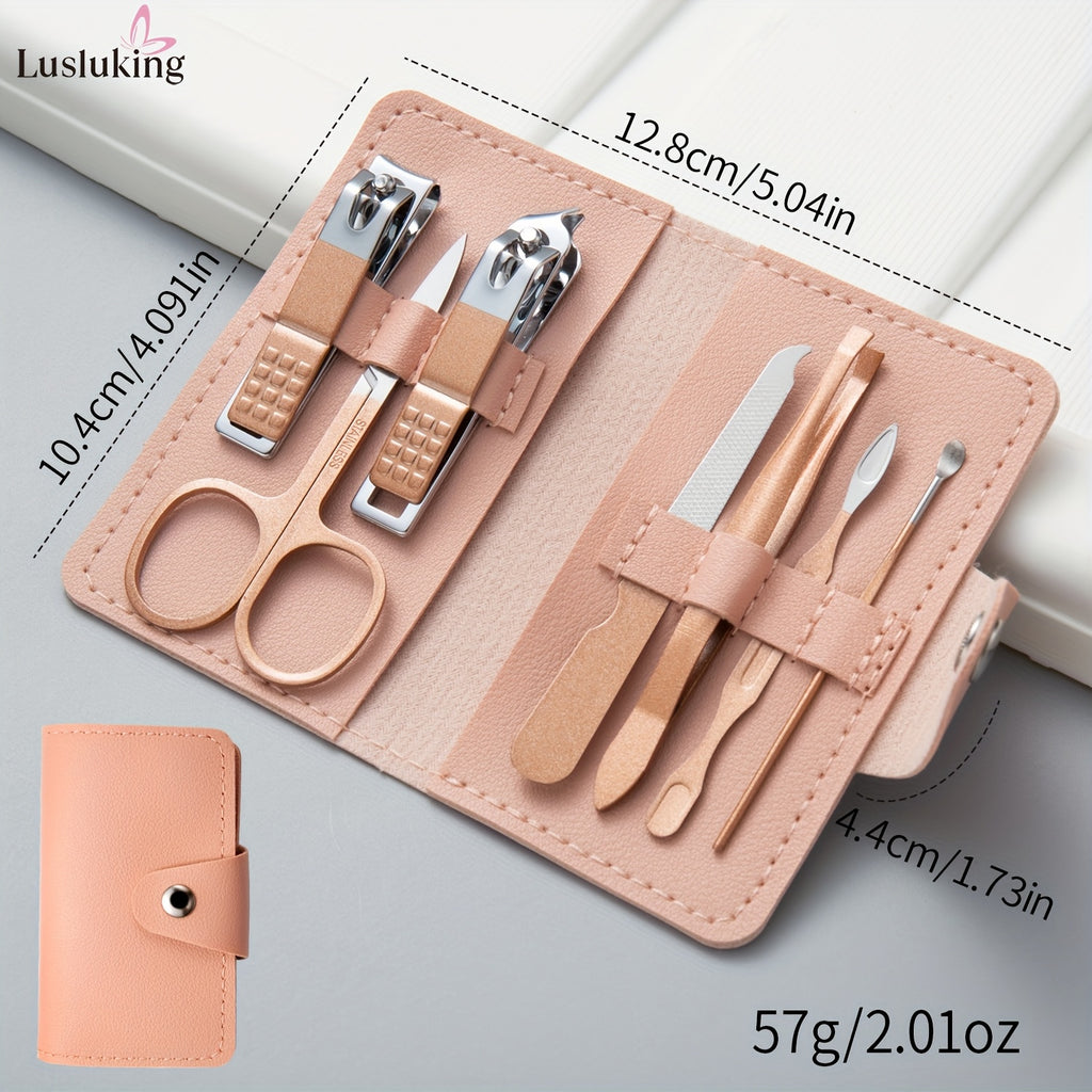 7pcs high quality stainless steel nail clipper set manicure