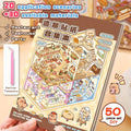 50pcs scene sticker   stickers including 30
