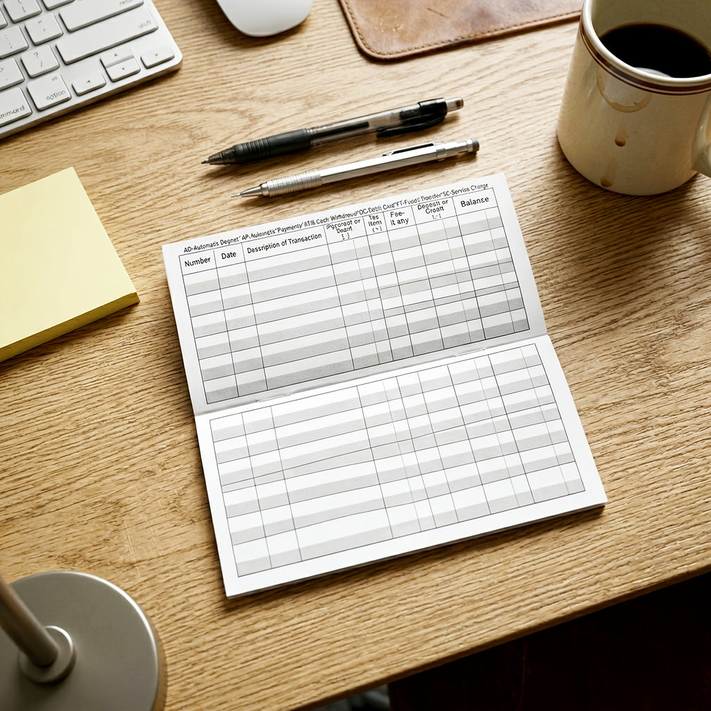 12   register book 6x3inch large print