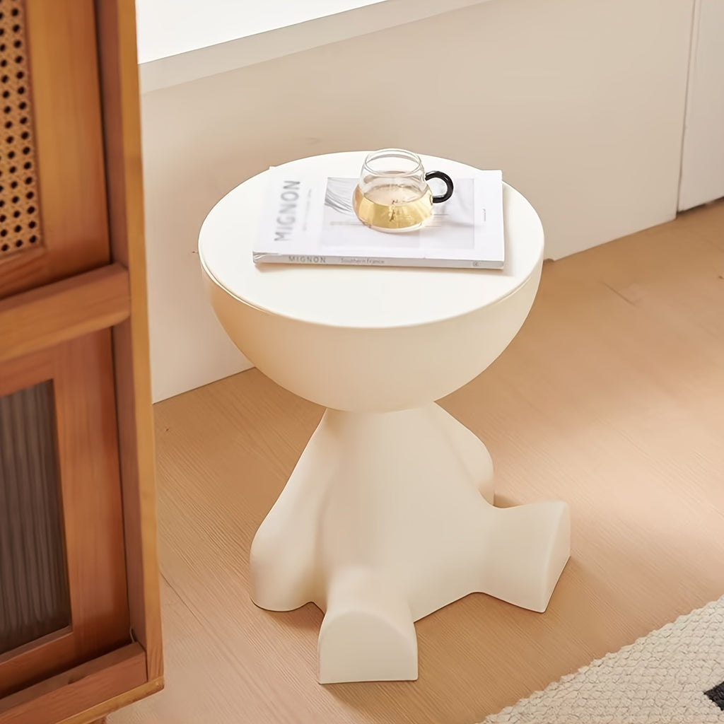 1pc modern creative bear shaped plastic bedside table