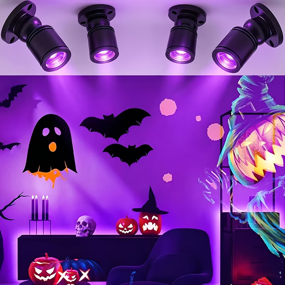 6 4 2pcs led uv blacklight usb powered 1w blacklight violet
