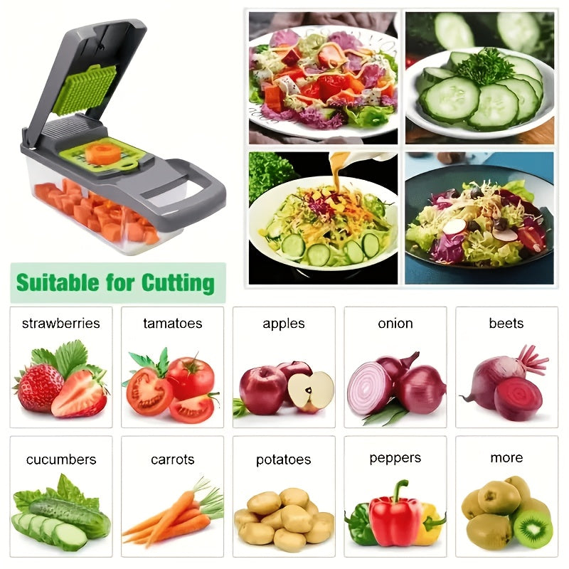 16 in 1 vegetable chopper professional onion chopper
