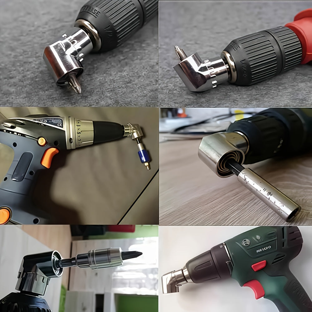 right angle drill bit quick change screwdriver adapter