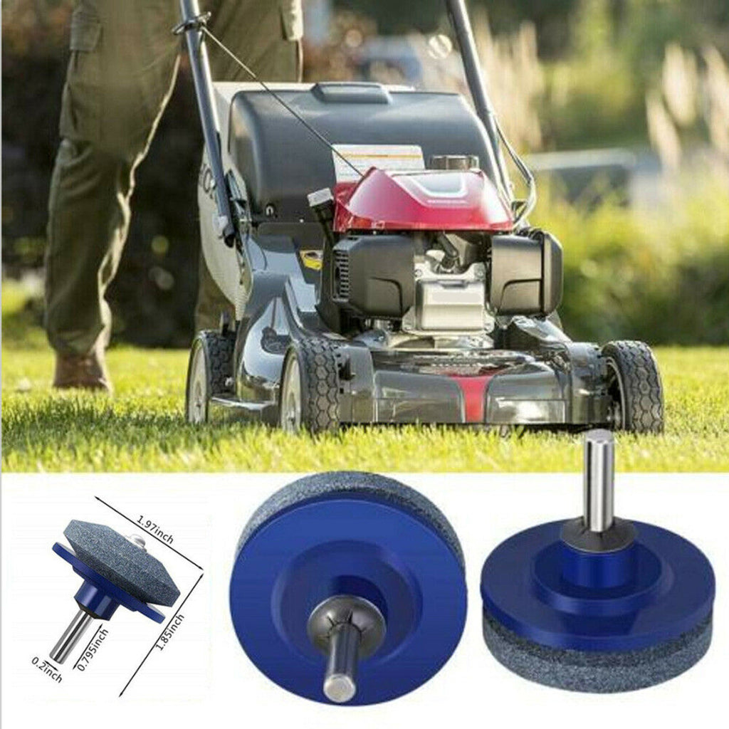 universal lawn mower blade sharpener designed rotary mowers
