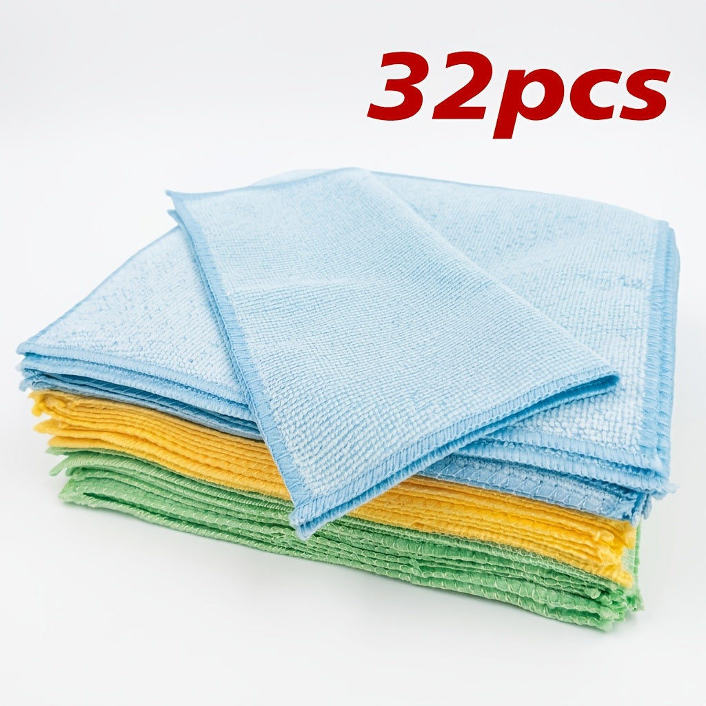 8 16 32 pack random color microfiber cleaning cloths