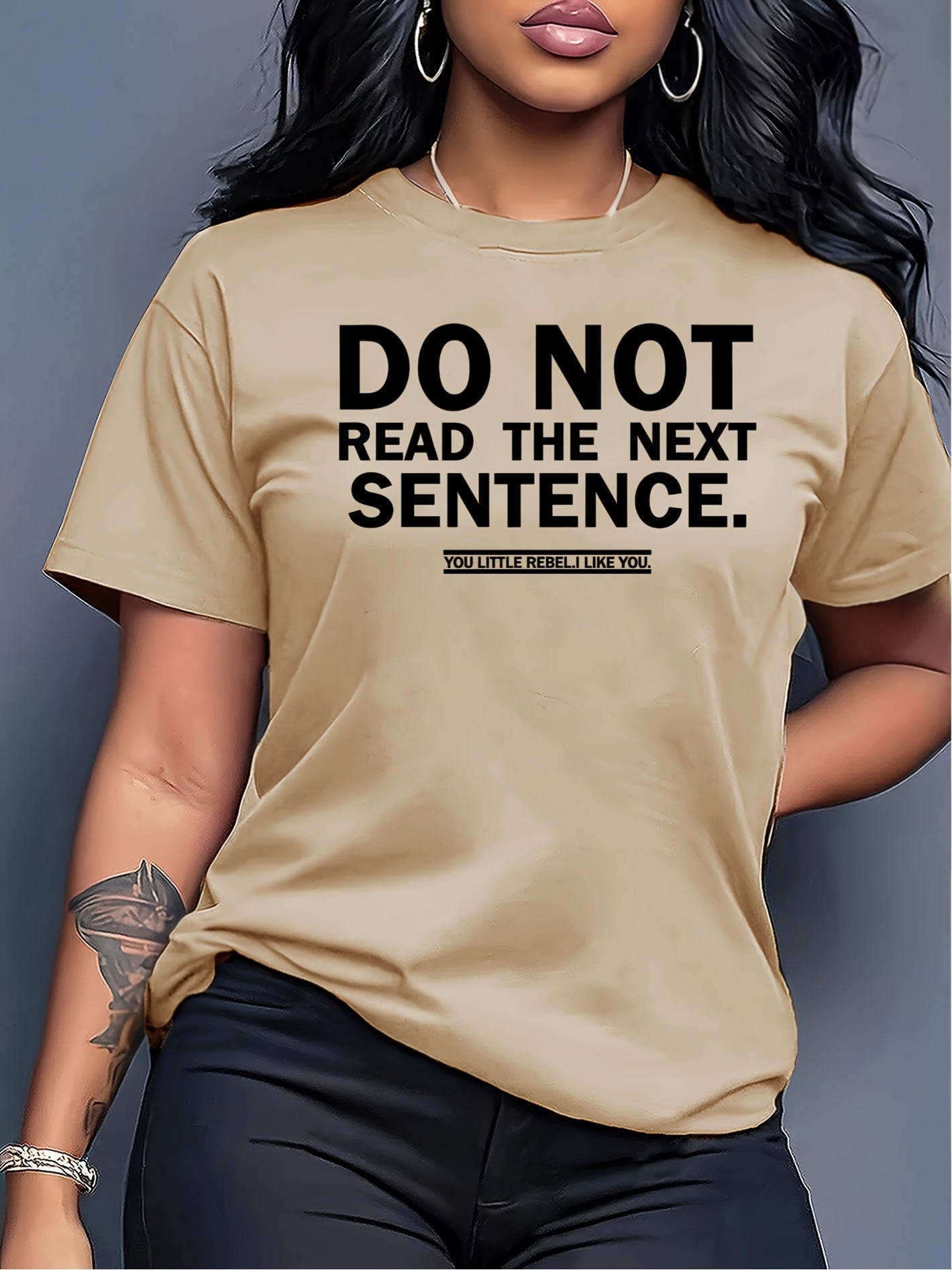 short sleeved womens shirt   not read next sentence