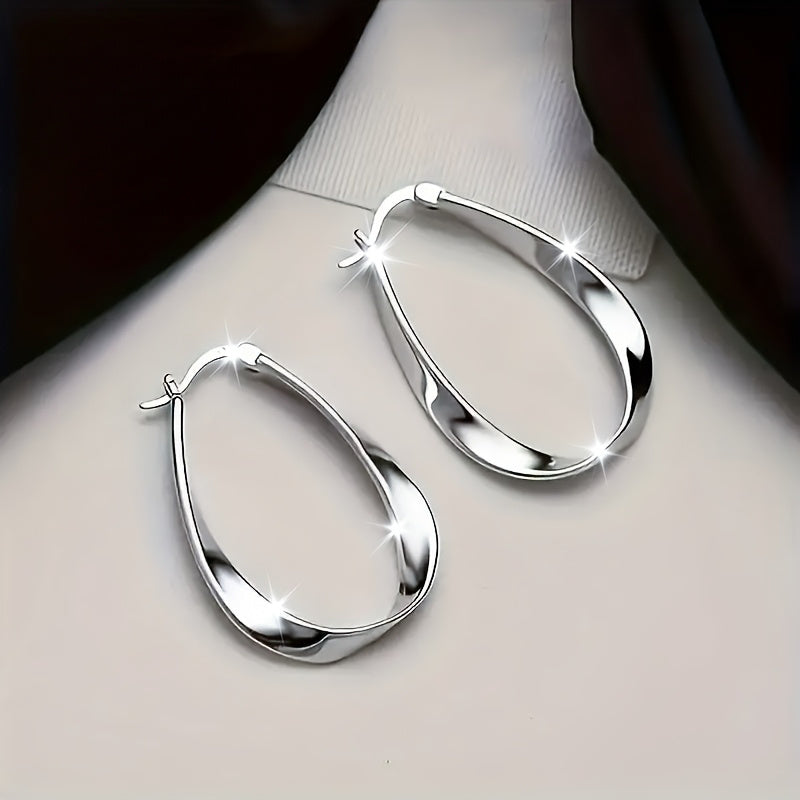 unique twisted design womens earrings hypoallergenic perfect