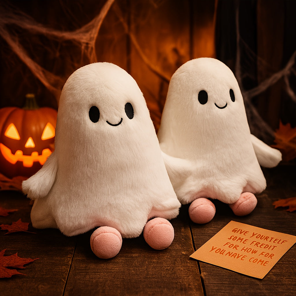 halloween ghost plush toy 30cm cute spooky stuffed boo soft