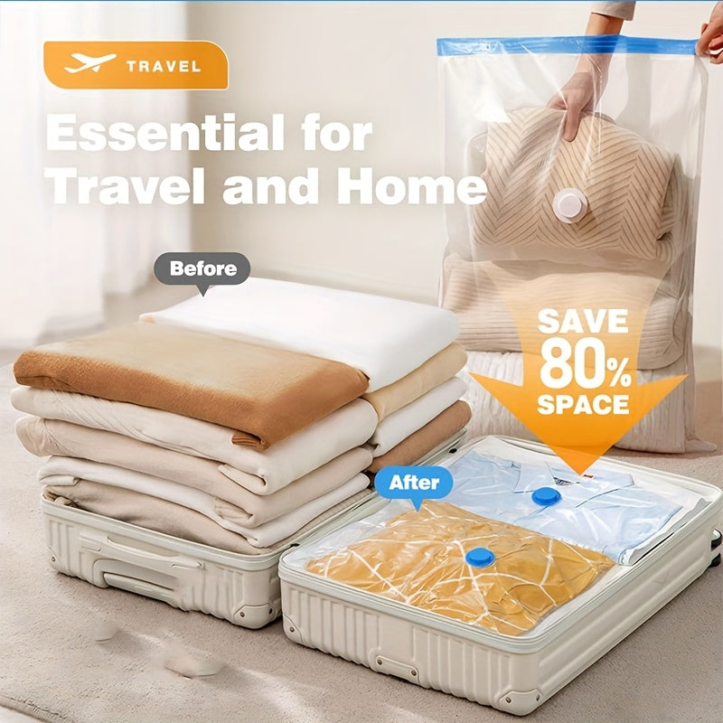 11pcs vacuum compression storage bags set portable hand pump