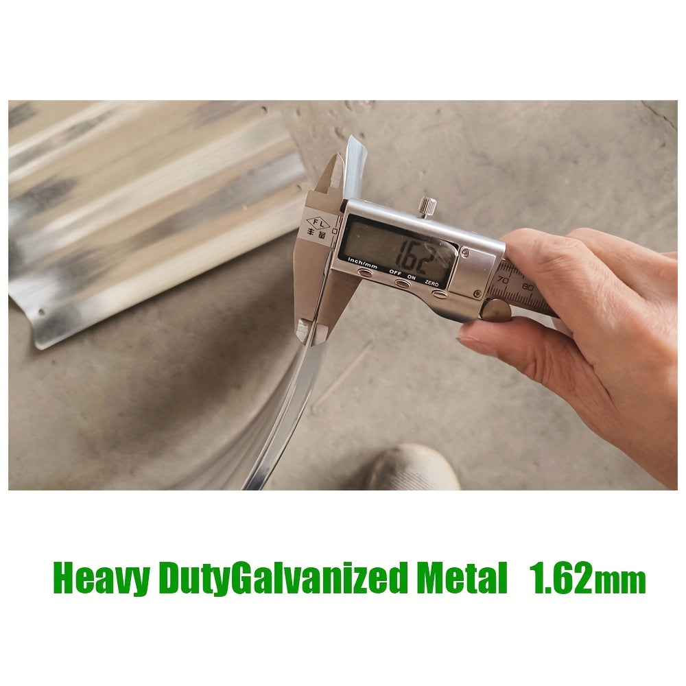bcnvdus 2 packs galvanized raised garden bed covers