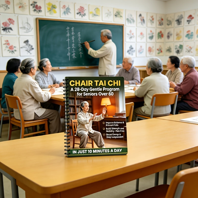 chair tai   seniors 60 spiral bound exercise notebook tai