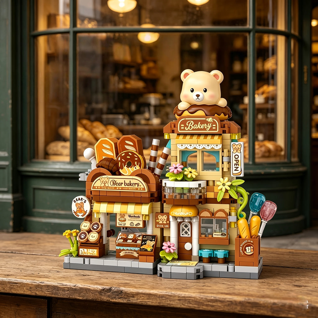 openable panda   building blocks multi style suitable
