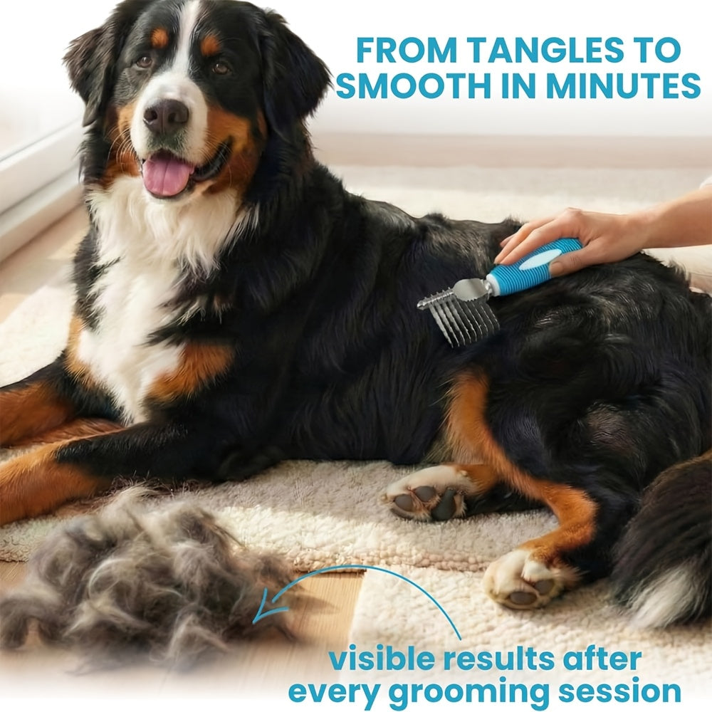 dematting comb dogs cats pet grooming brush rounded